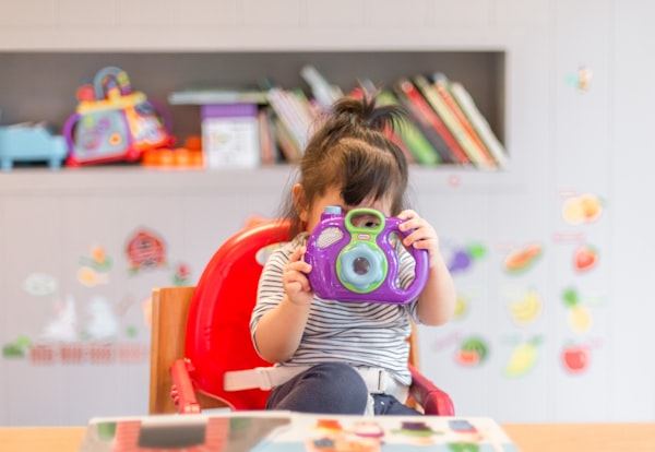 A group activity in progress at Mini Minds.