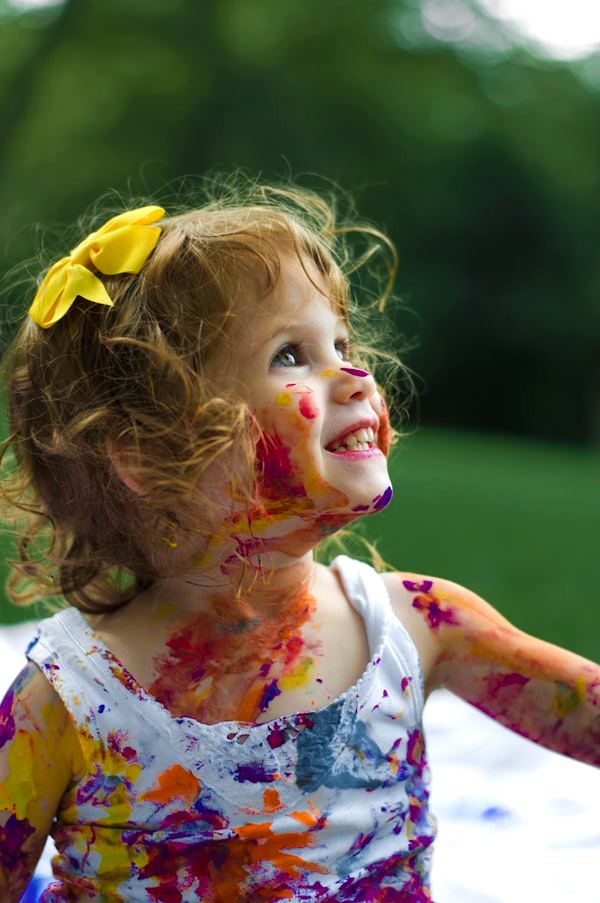 A child engaged in a hands-on learning activity at Mini Minds.